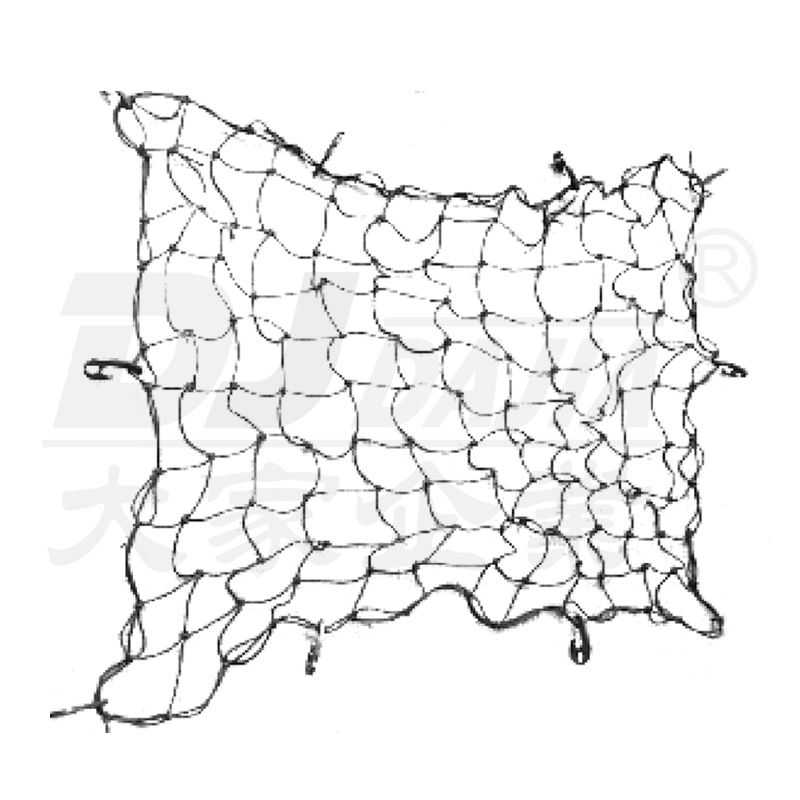 5mmx180x240 cm těžký nákladní sítě pro dodávky s 28 plastovými háčky