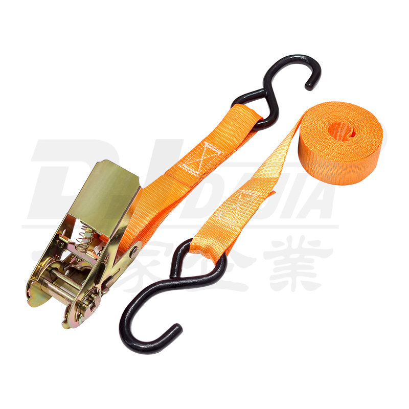 1 "(25 mm) 500 kg 5m Ratchet popruhy automobilů Transportér pro vázání popruhů s háčkem