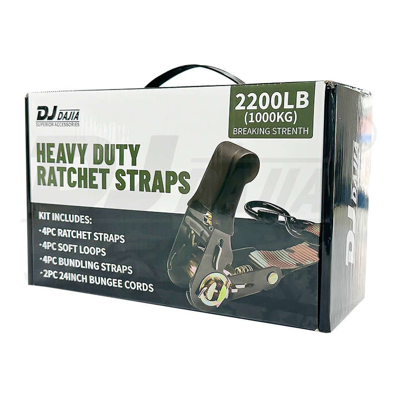 1 "(25mm) Ratchet Truck provazujte popruhy s háčkem